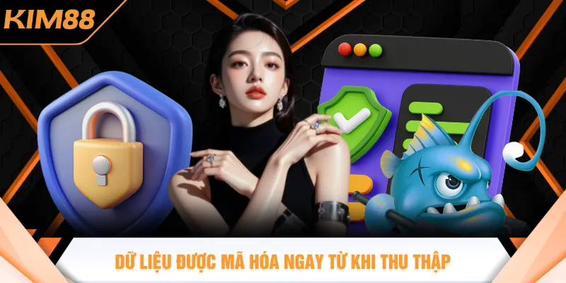 Dữ liệu được mã hóa ngay từ khi thu thập