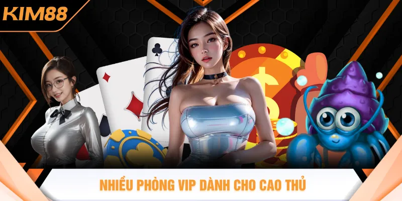 Nhiều phòng VIP dành cho cao thủ